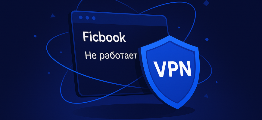 Фикбук не работает даже с ВПН - что делать?