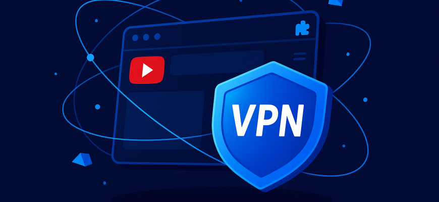 ТОП-3 расширение ВПН для Youtube на 2025 год